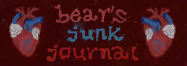 bear's junk journal